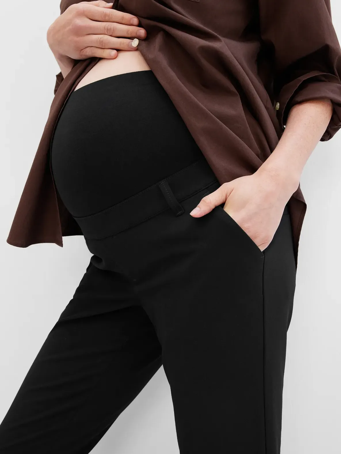 Maternity Full Panel Slim Pants