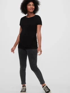 Maternity Inset Panel Skinny Jeans