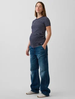 Maternity Modern Crewneck T-Shirt