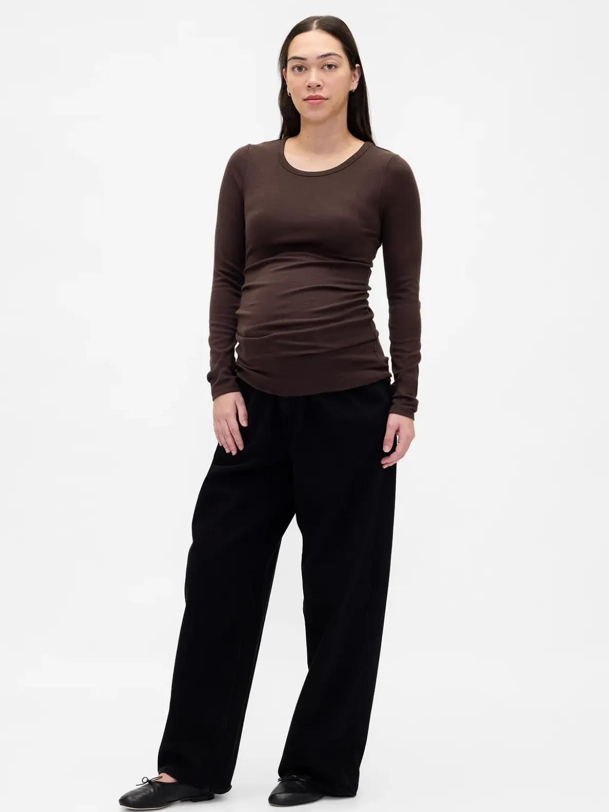 Maternity Modern Crewneck T-Shirt