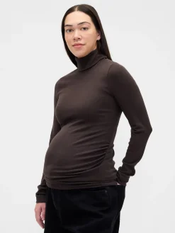 Maternity Modern Turtleneck Shirt