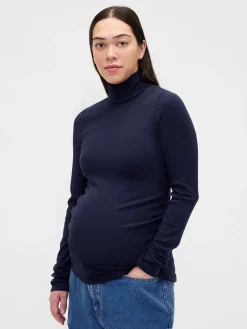 Maternity Modern Turtleneck Shirt