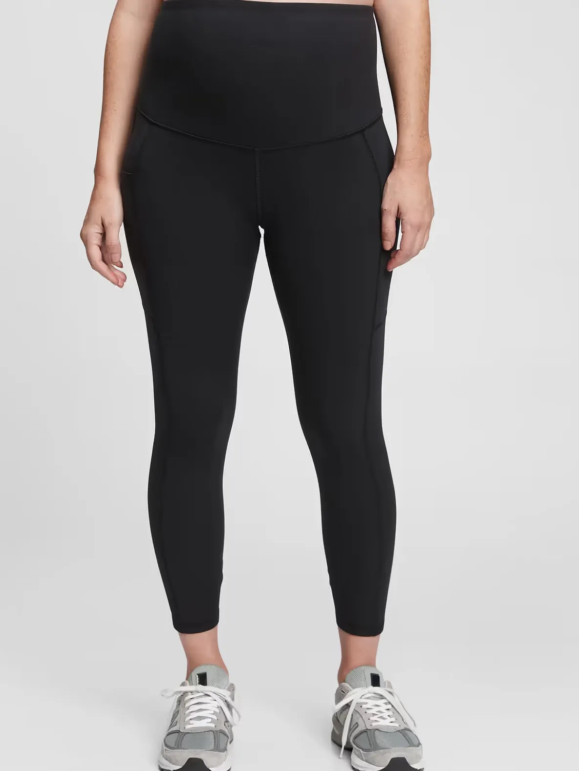 Maternity Recycled Power Full Panel 7/8 Leggings