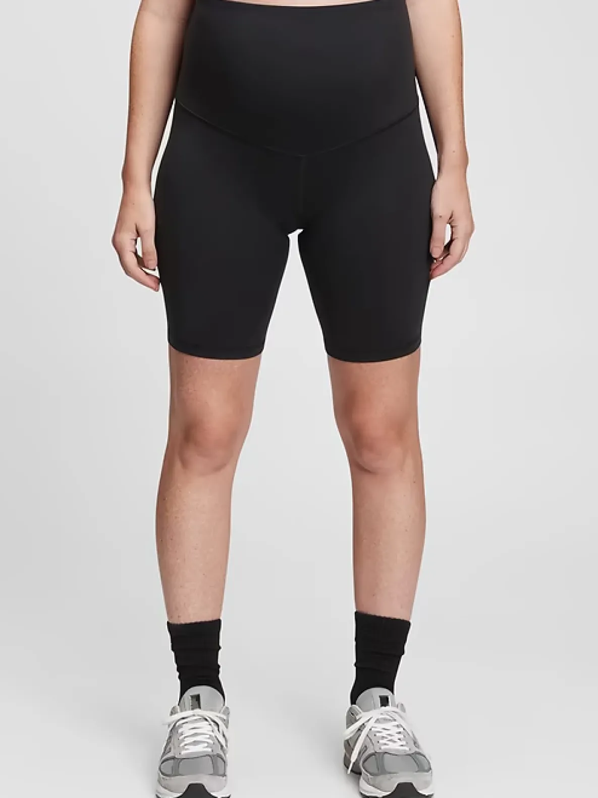 Maternity Recycled Power Full Panel Bike Shorts