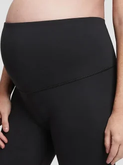 Maternity Recycled Power Full Panel Bike Shorts