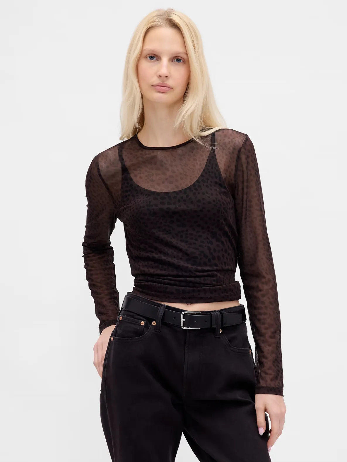 Mesh Crop T-Shirt