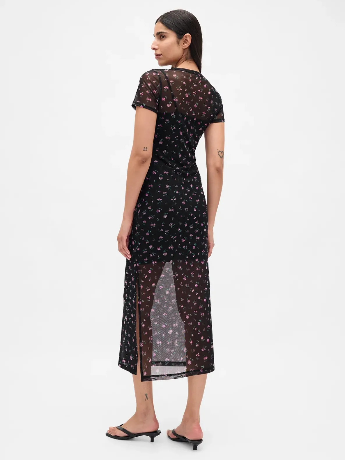 Mesh Maxi Dress