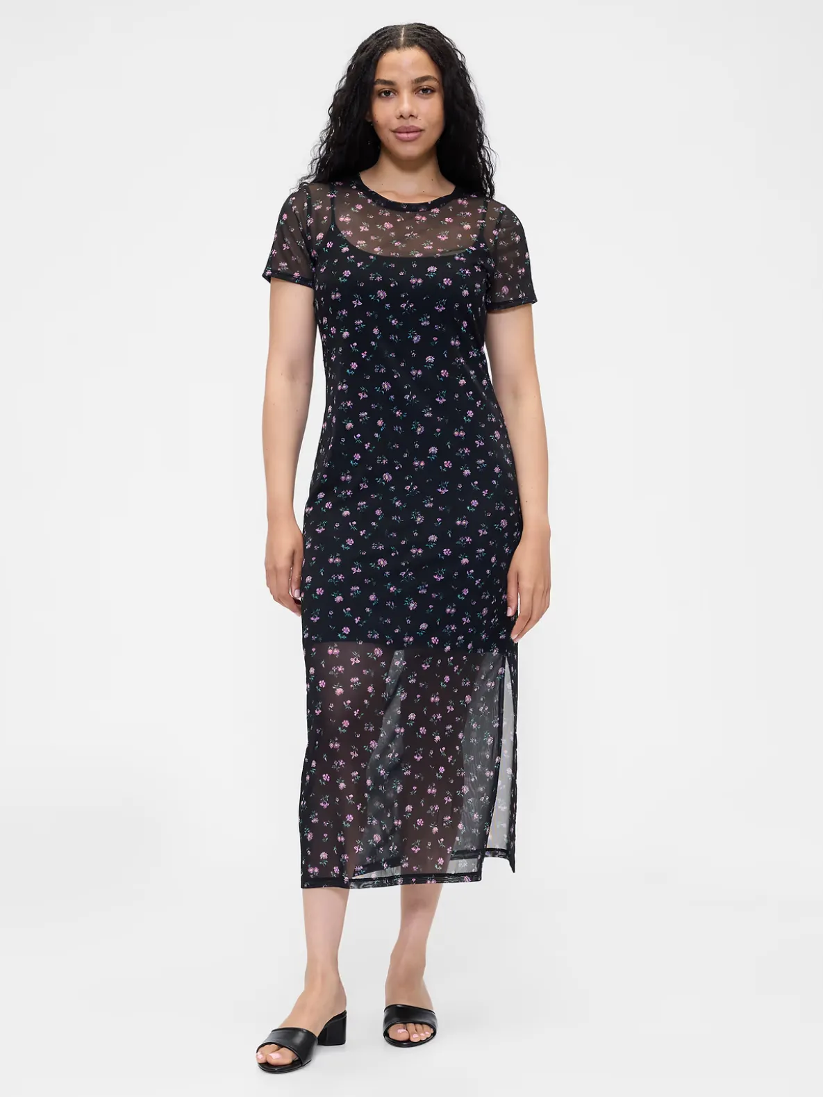 Mesh Maxi Dress