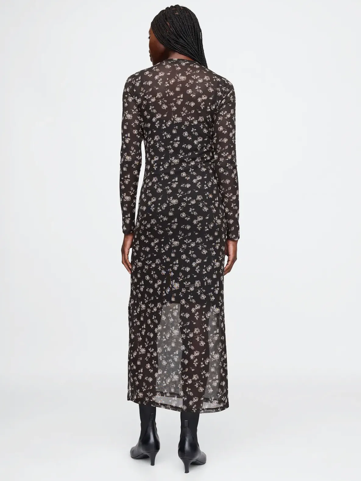 Mesh Midi Dress