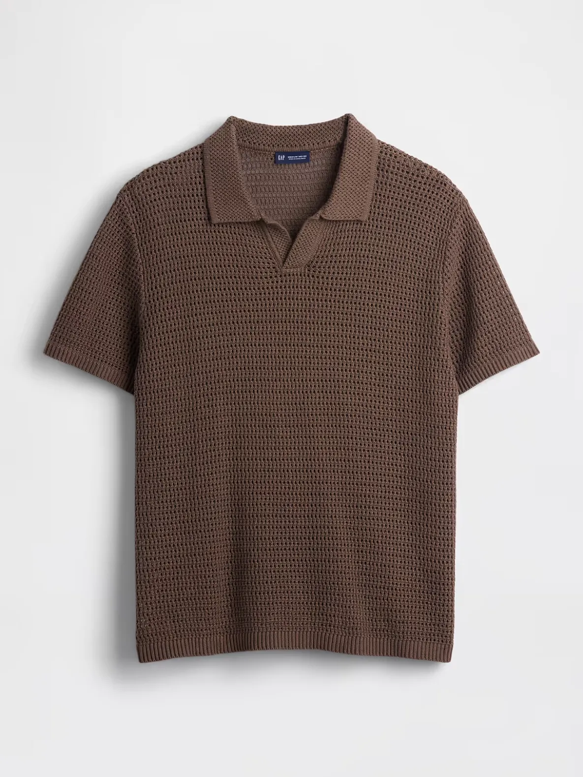 Mesh Polo Sweater