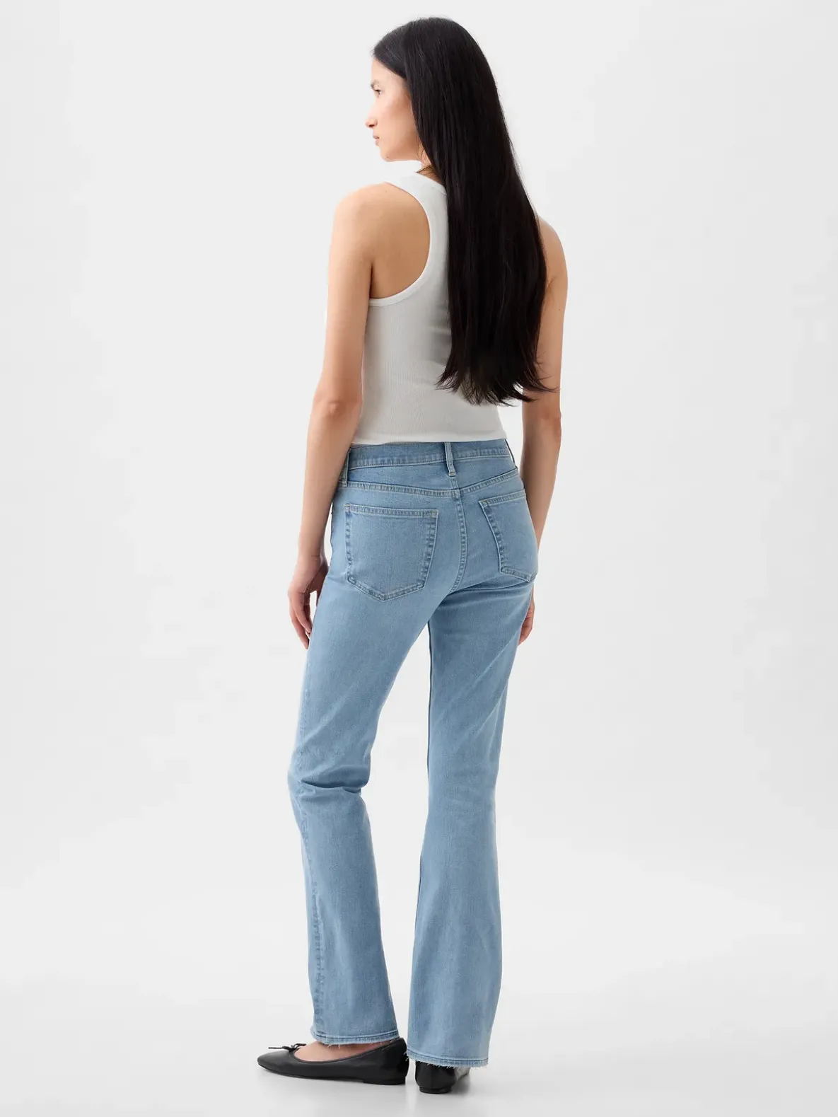 Mid Rise Baby Boot Jean