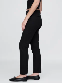 Mid Rise BiStretch Slim Ankle Pants