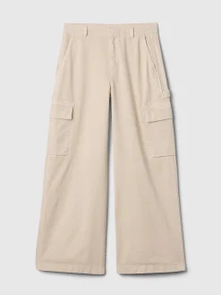 Mid Rise Cargo Baggy Khakis