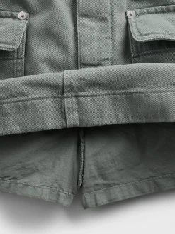 Mid Rise Cargo Mini Skort
