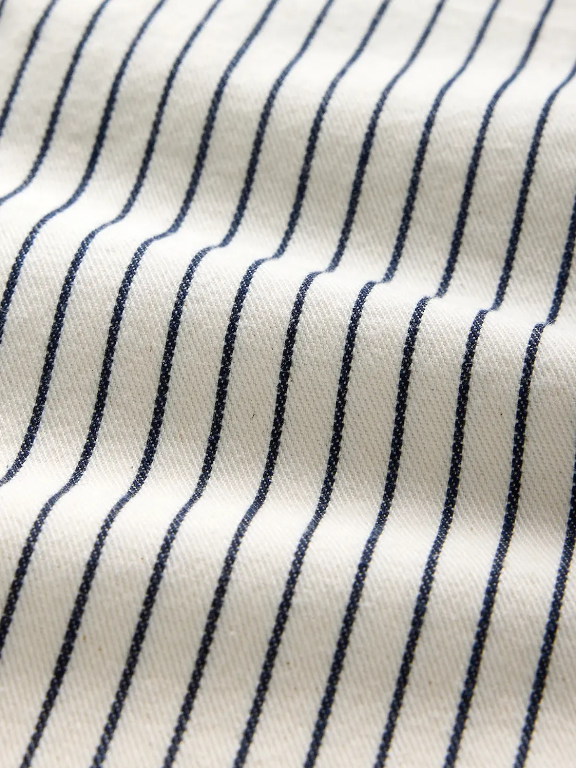 Mid Rise Denim Stripe Baggy Jeans