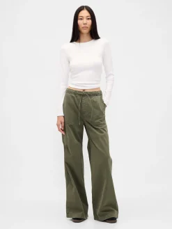 Mid Rise Easy Baggy Pants