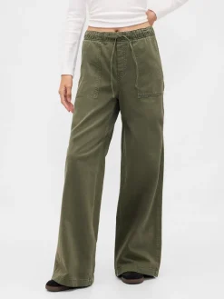 Mid Rise Easy Baggy Pants