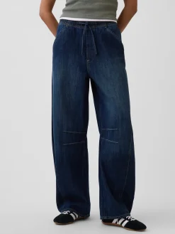 Mid Rise Easy Horseshoe Jeans
