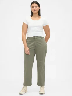Mid Rise Khakis