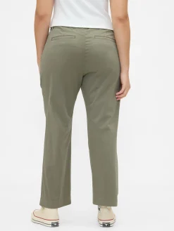 Mid Rise Khakis