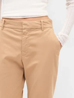 Mid Rise Khakis