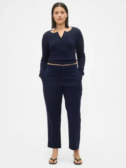 Mid Rise Khakis