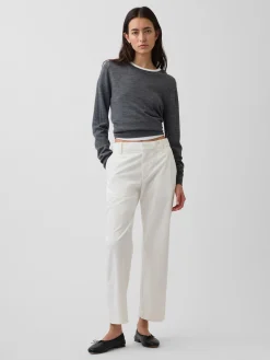 Mid Rise Khakis