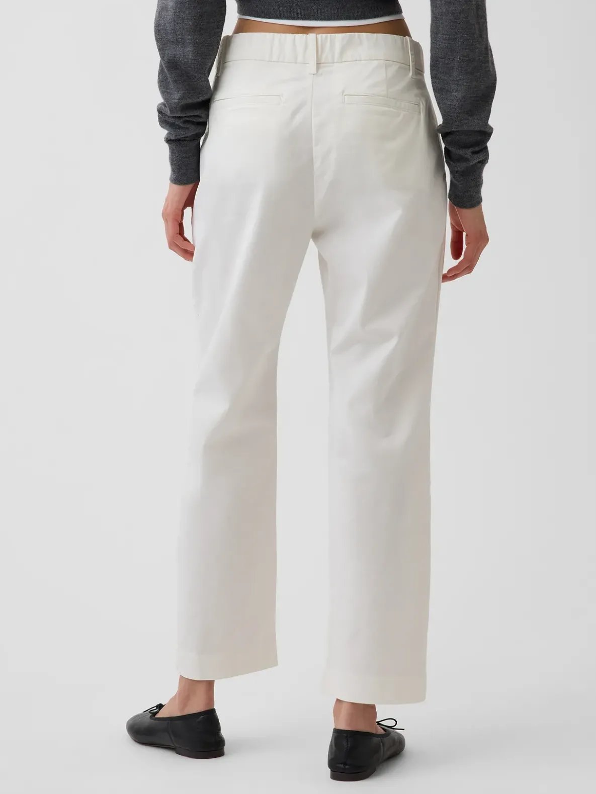 Mid Rise Khakis