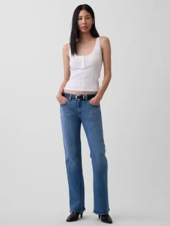 Mid Rise Relaxed Boot Jeans