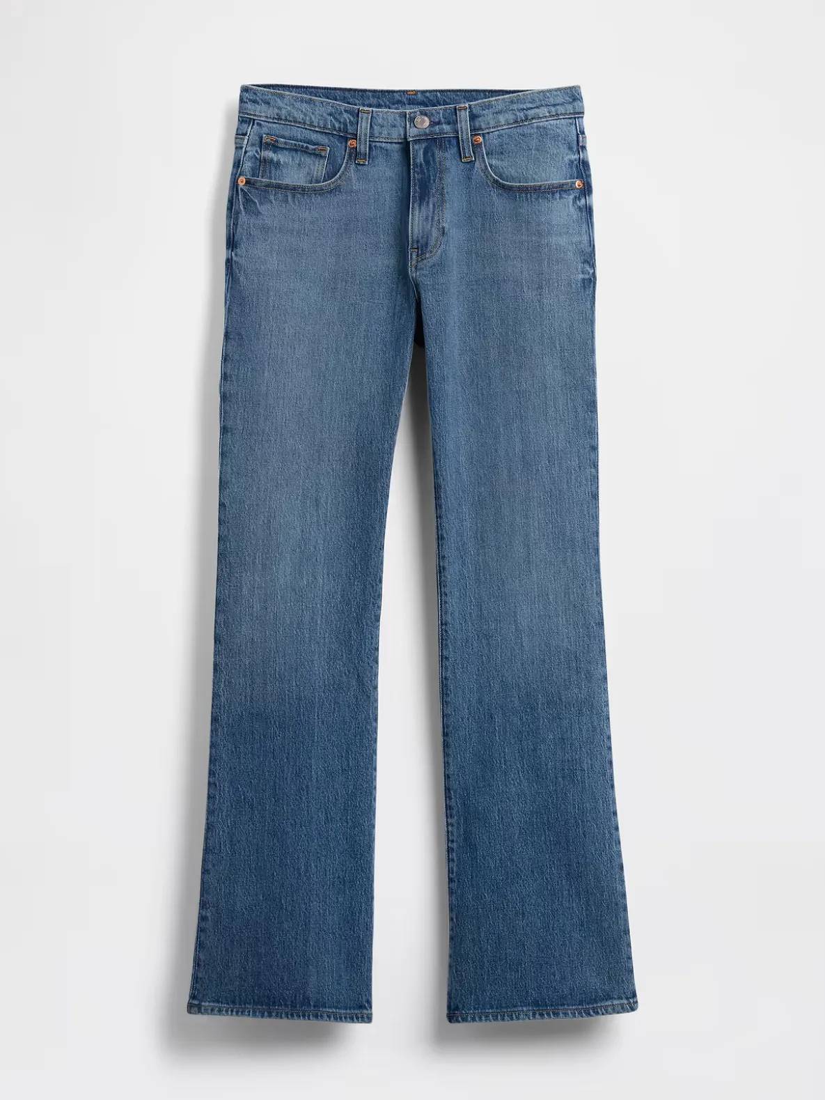 Mid Rise Relaxed Boot Jeans