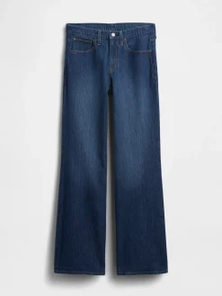 Mid Rise Relaxed Flare Jeans