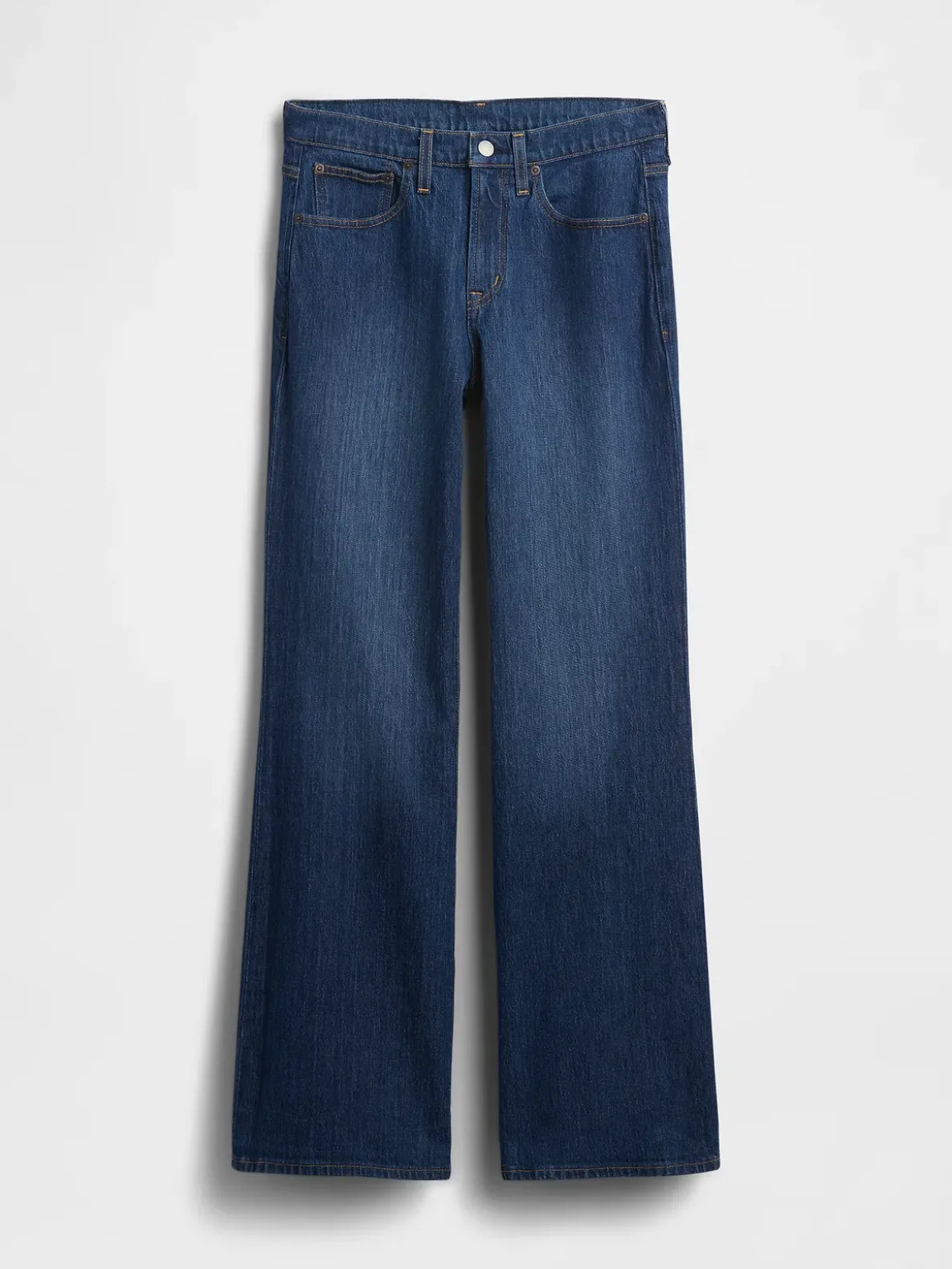 Mid Rise Relaxed Flare Jeans