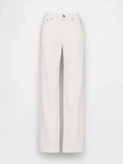 Mid Rise Relaxed Straight Jeans