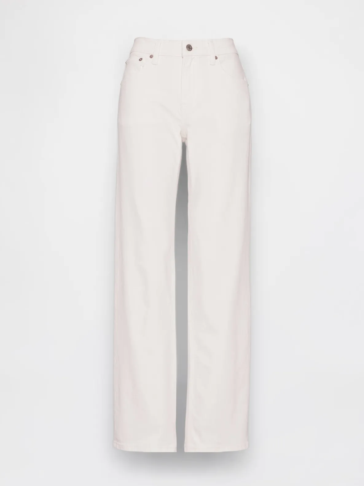 Mid Rise Relaxed Straight Jeans