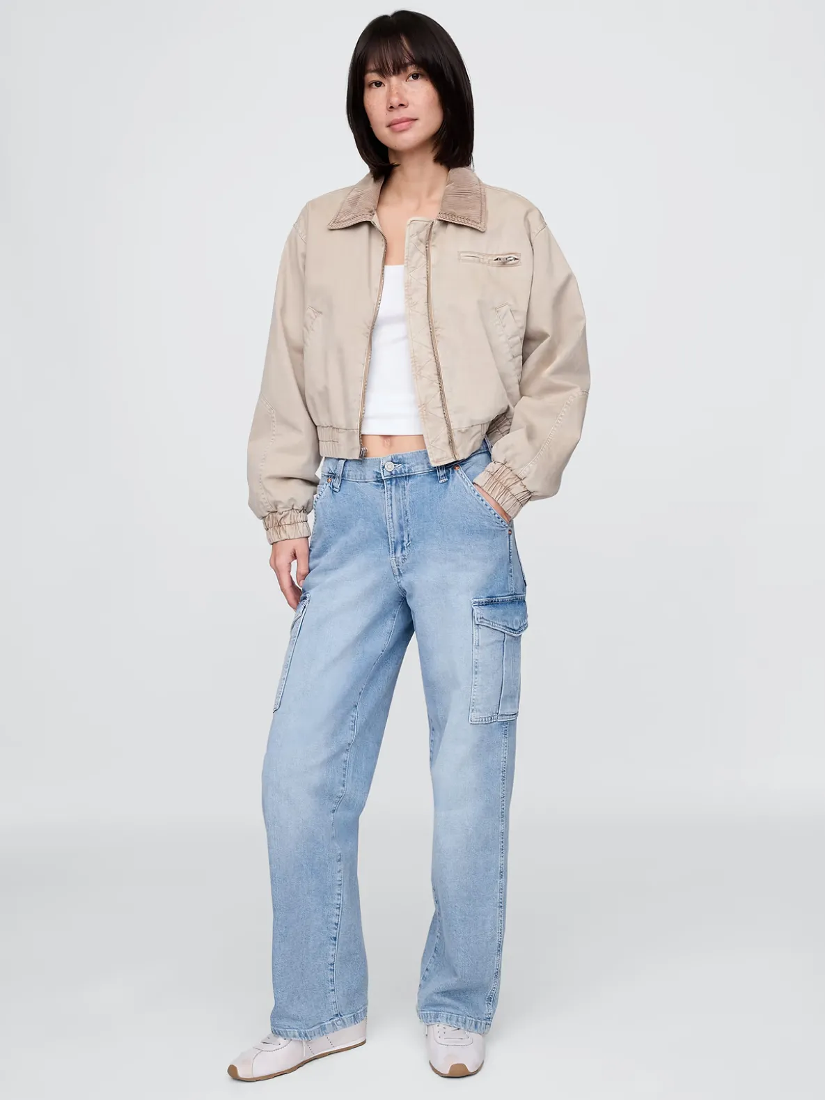 Mid Rise '90s Loose Cargo Jeans