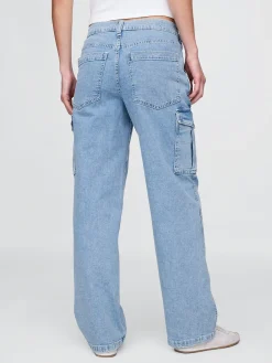 Mid Rise '90s Loose Cargo Jeans