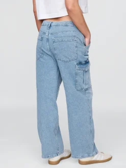 Mid Rise '90s Loose Cargo Jeans