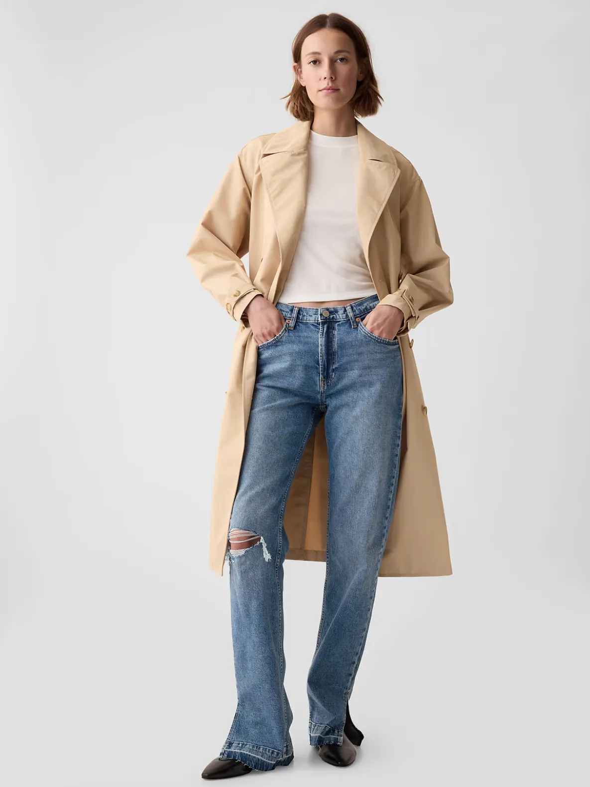Mid Rise '90s Loose Jeans