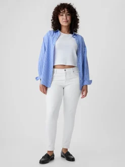 Mid Rise True Skinny Jeans