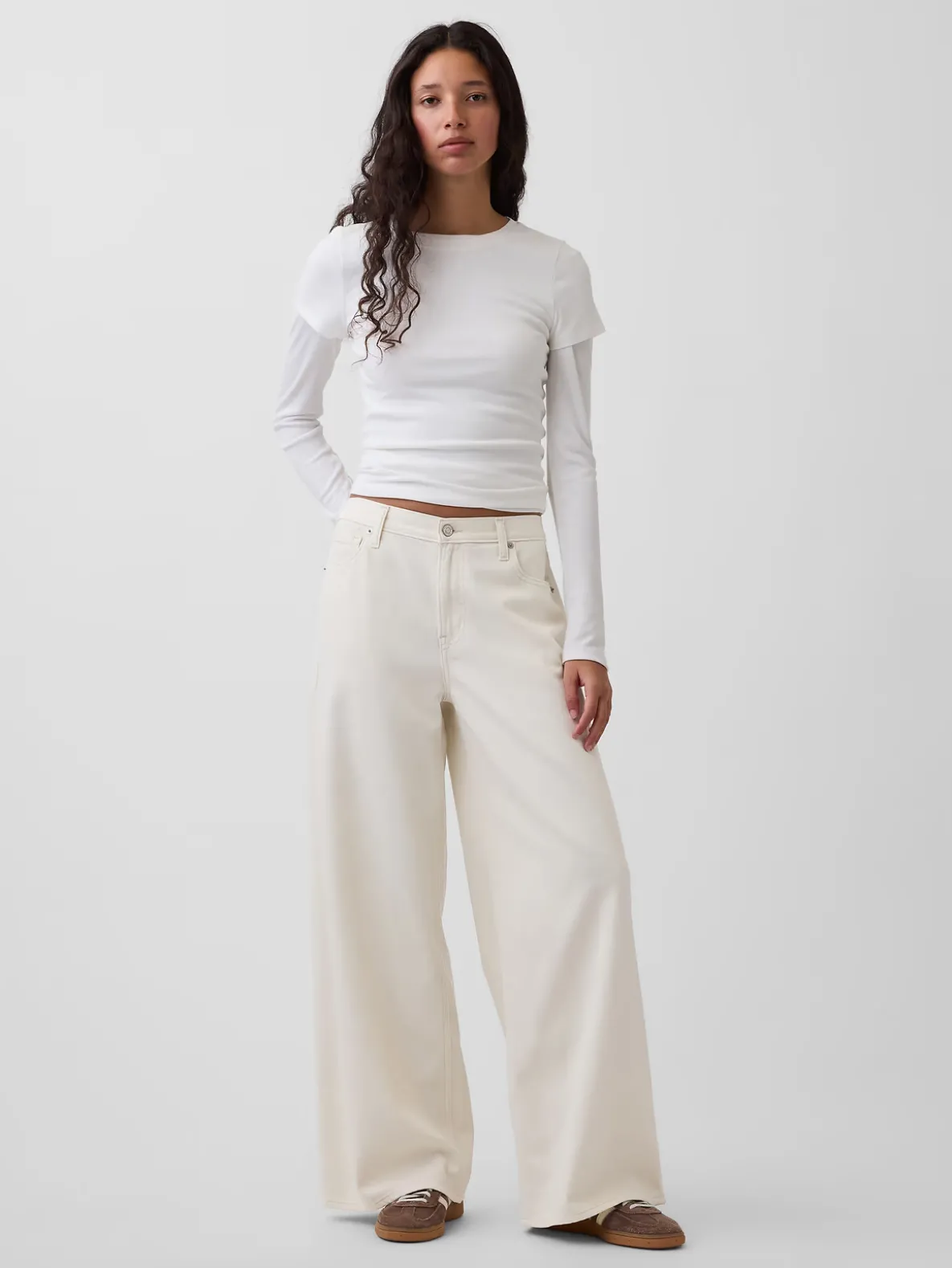 Mid Rise UltraSoft Baggy Jeans