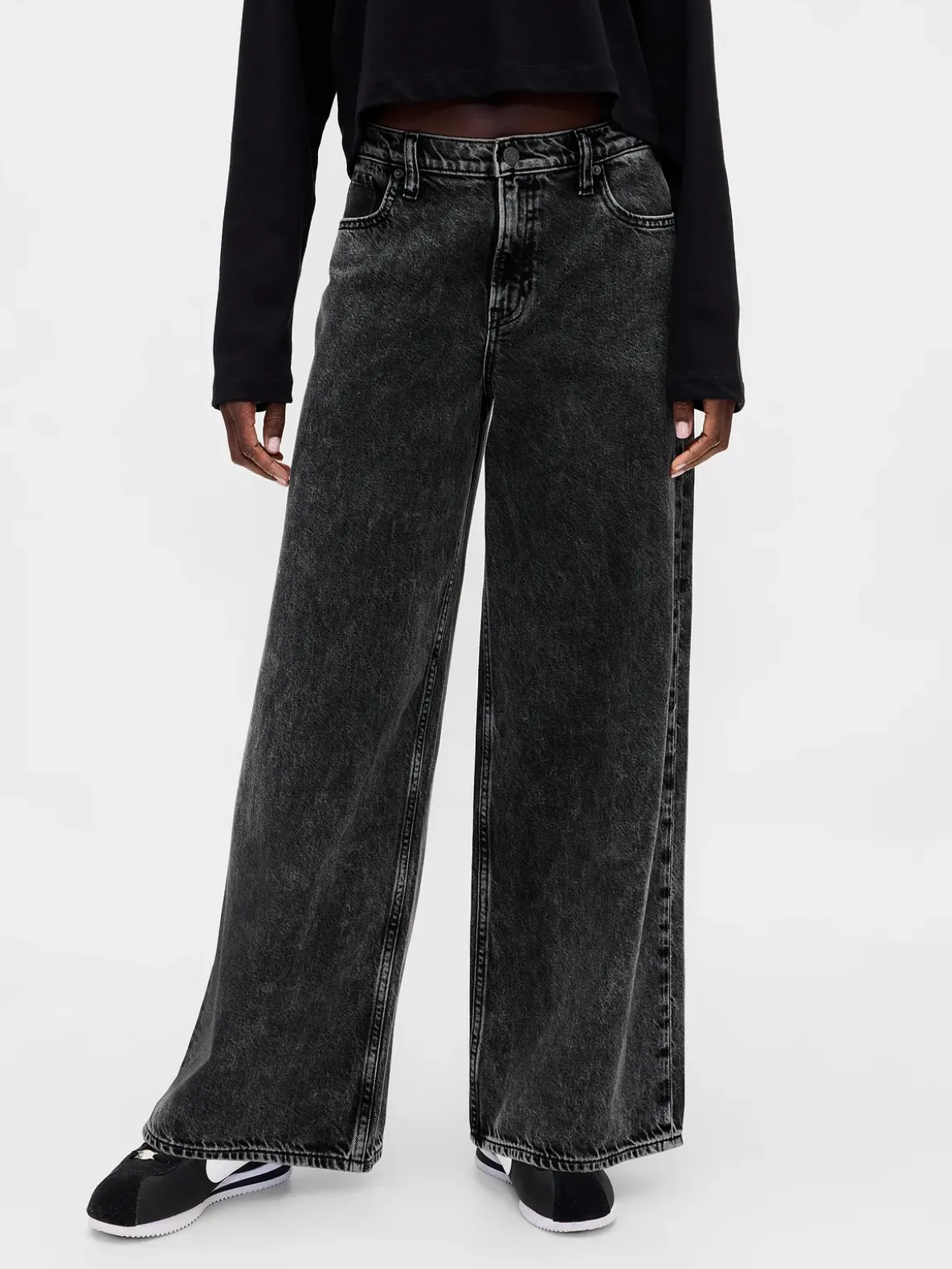 Mid Rise UltraSoft Baggy Jeans