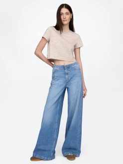 Mid Rise UltraSoft Baggy Jeans