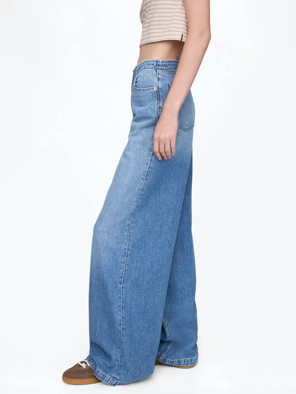 Mid Rise UltraSoft Baggy Jeans