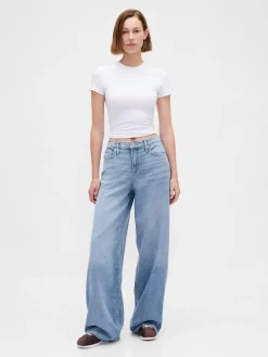 Mid Rise UltraSoft Baggy Jeans