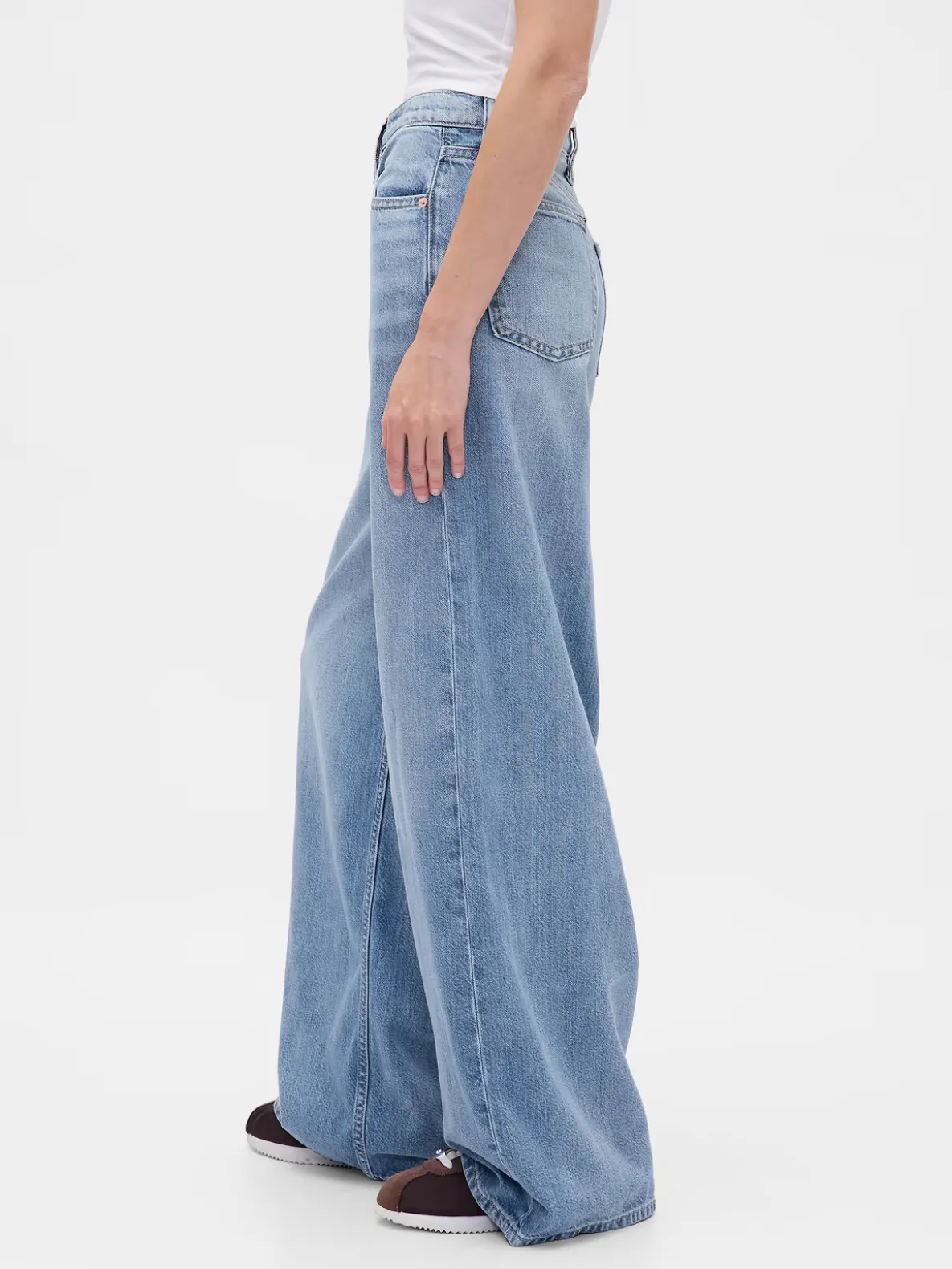 Mid Rise UltraSoft Baggy Jeans