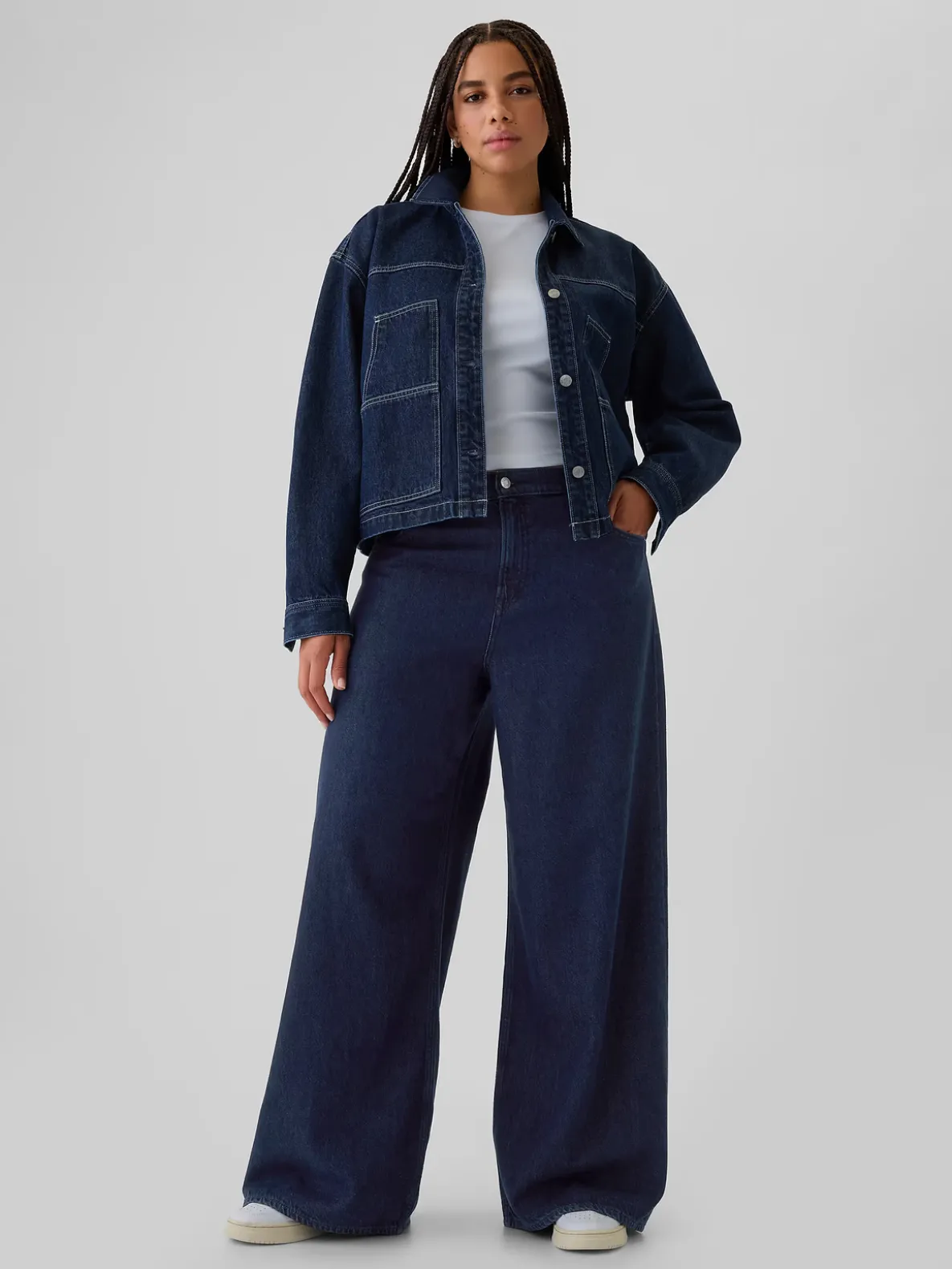 Mid Rise UltraSoft Baggy Jeans