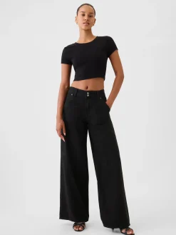 Mid Rise UltraSoft Baggy Jeans