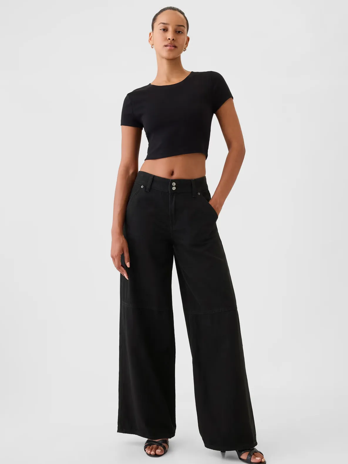 Mid Rise UltraSoft Baggy Jeans