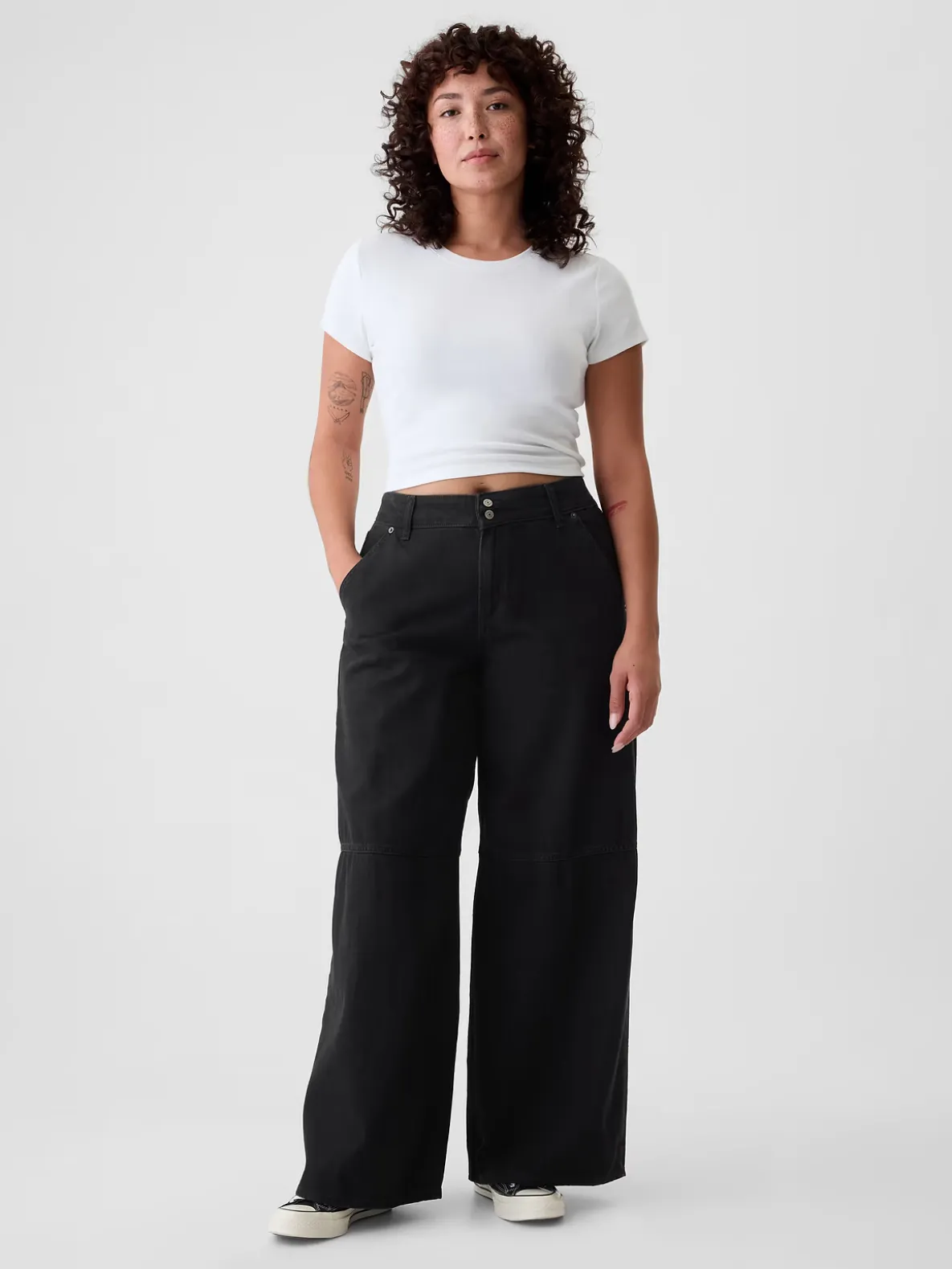 Mid Rise UltraSoft Baggy Jeans
