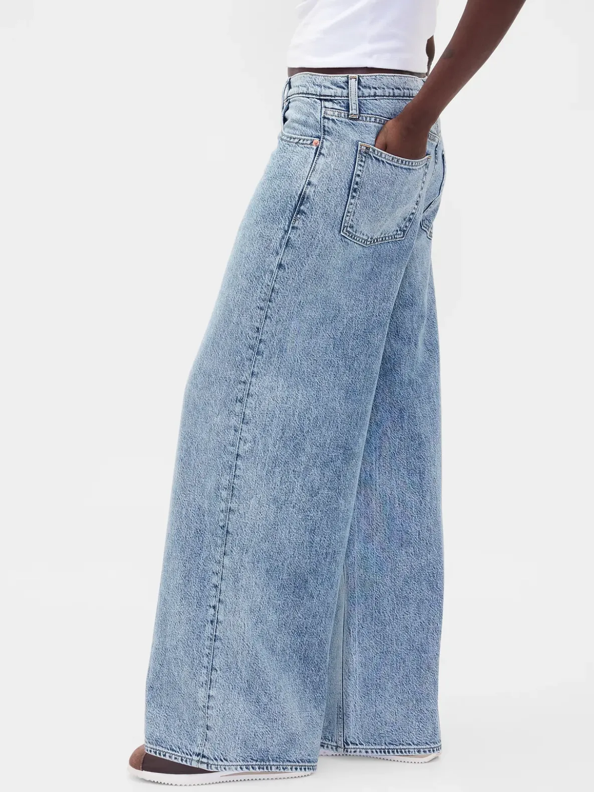 Mid Rise UltraSoft Baggy Jeans